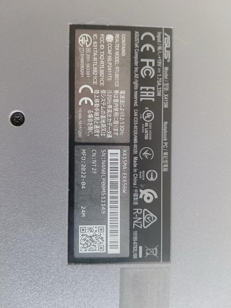 ASUS VIVOBOOK 14 | CELERON N4020 , 4GB RAM , 128 GB SSD , FORMATLI - 9