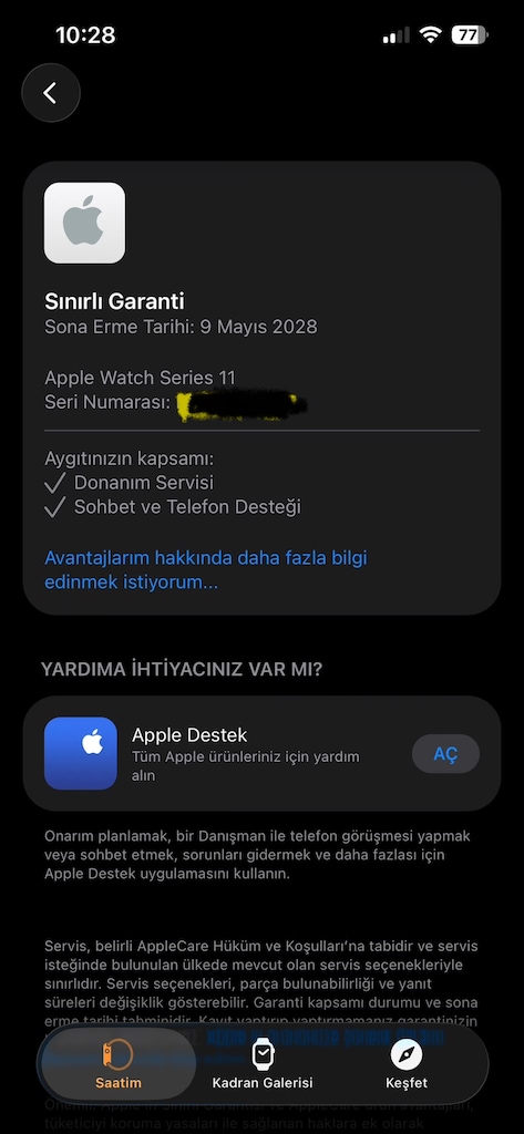 Apple Watch Series 11 GPS - 21 Ay Garantili 100% Pil - 10