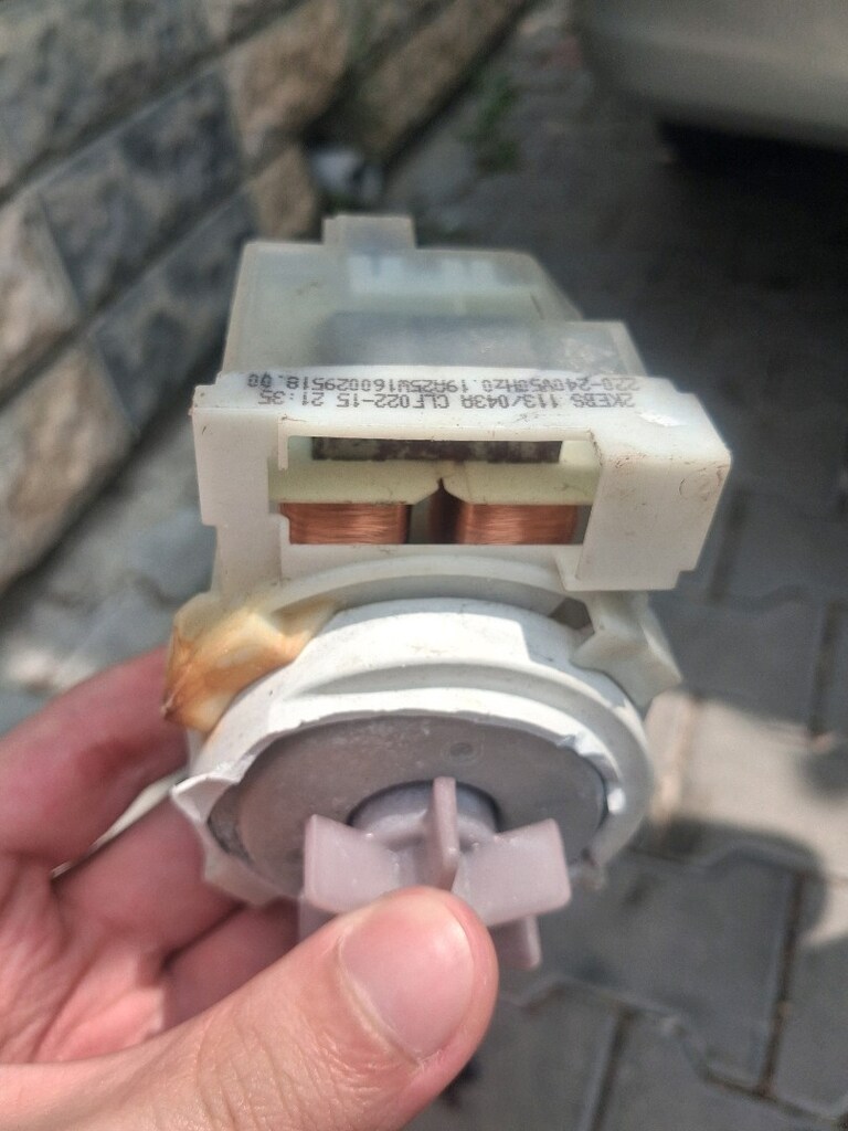 motor çamaşir makine su pompasi bakir - 4