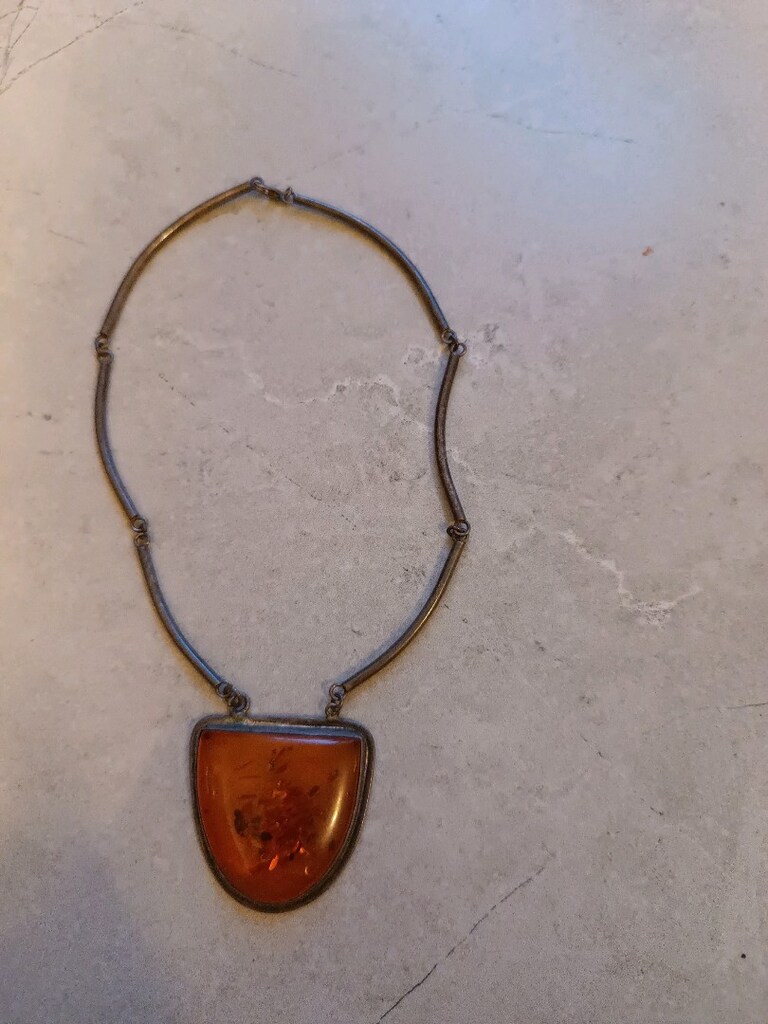 Gümüş Akik Kolye - 3