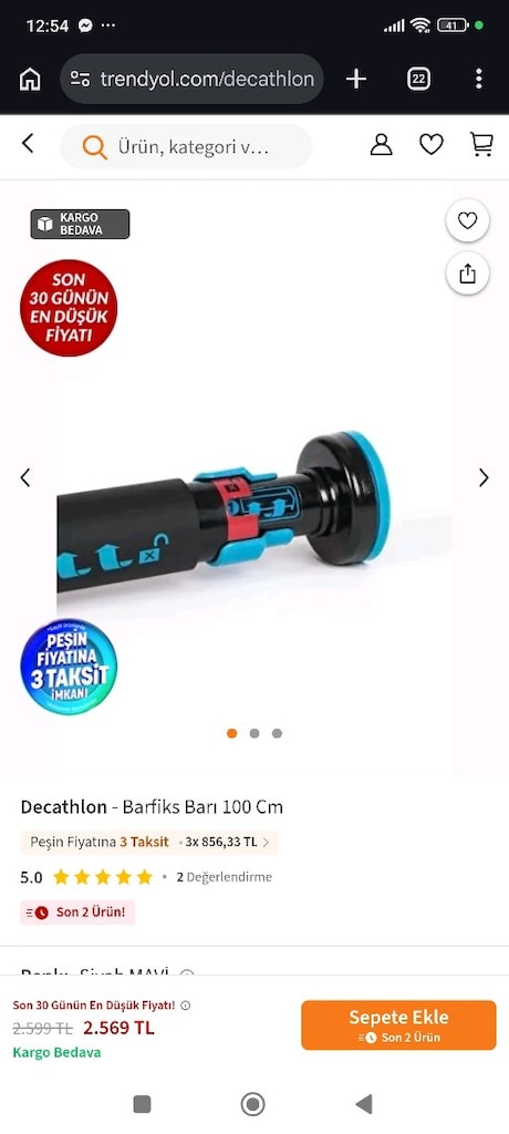 Decathlon marka kapı barfiksi ebatları 60'a 100 - 5