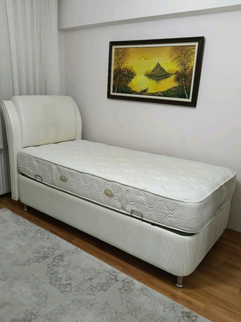 Tertemiz 100x200cm Elta Tek Kişilik Emniyetli Baza + Başlık + Yatak - 3