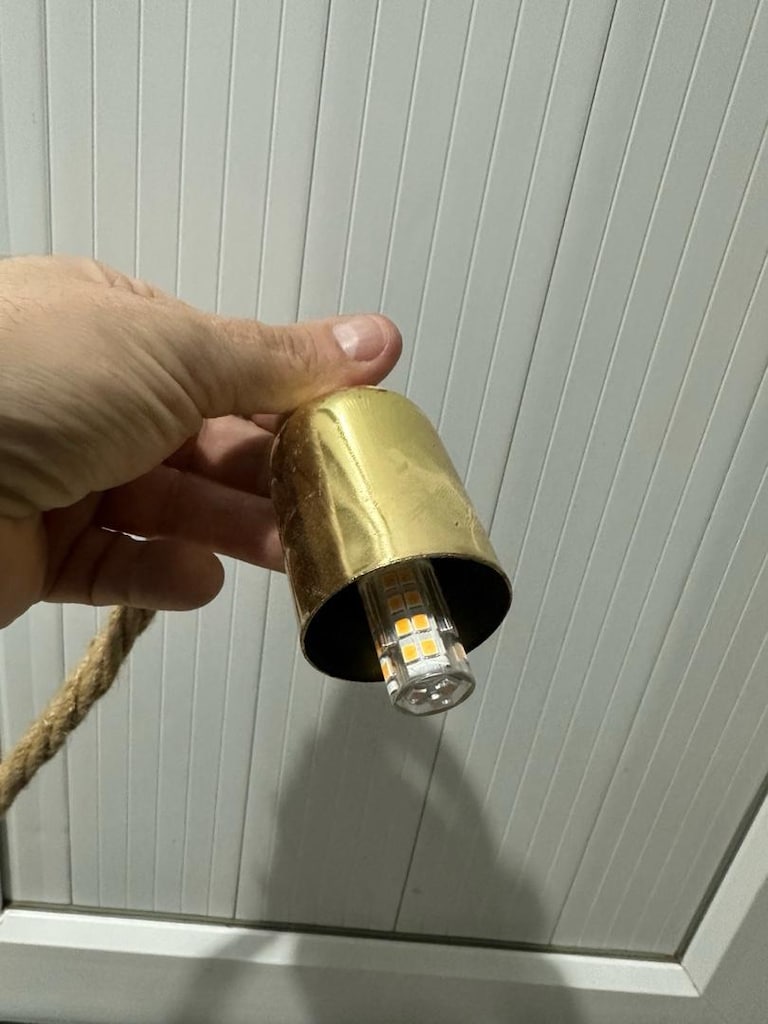 10 ad dekoratif lamba led jut halat - 7
