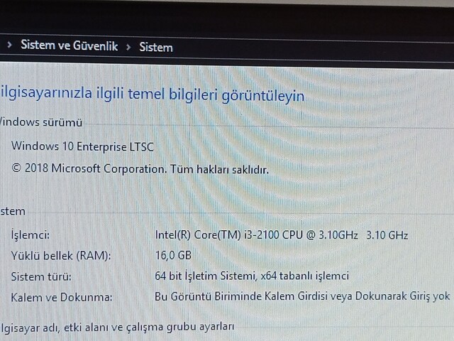 Temiz ve Sorunsuz Masaüstü Bilgisayar