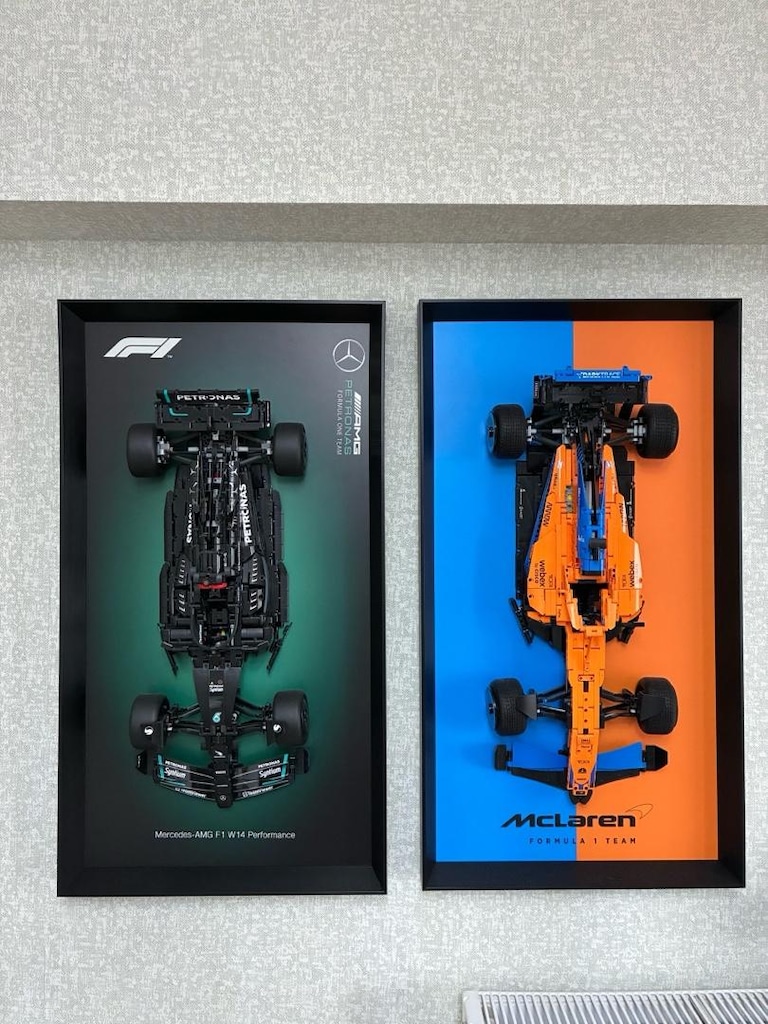 4 ADET LEGO EN BÜYÜK BOY FORMULA 1 ÇERÇEVELİ