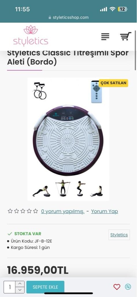 titreşimli spor aleti styletics - 5