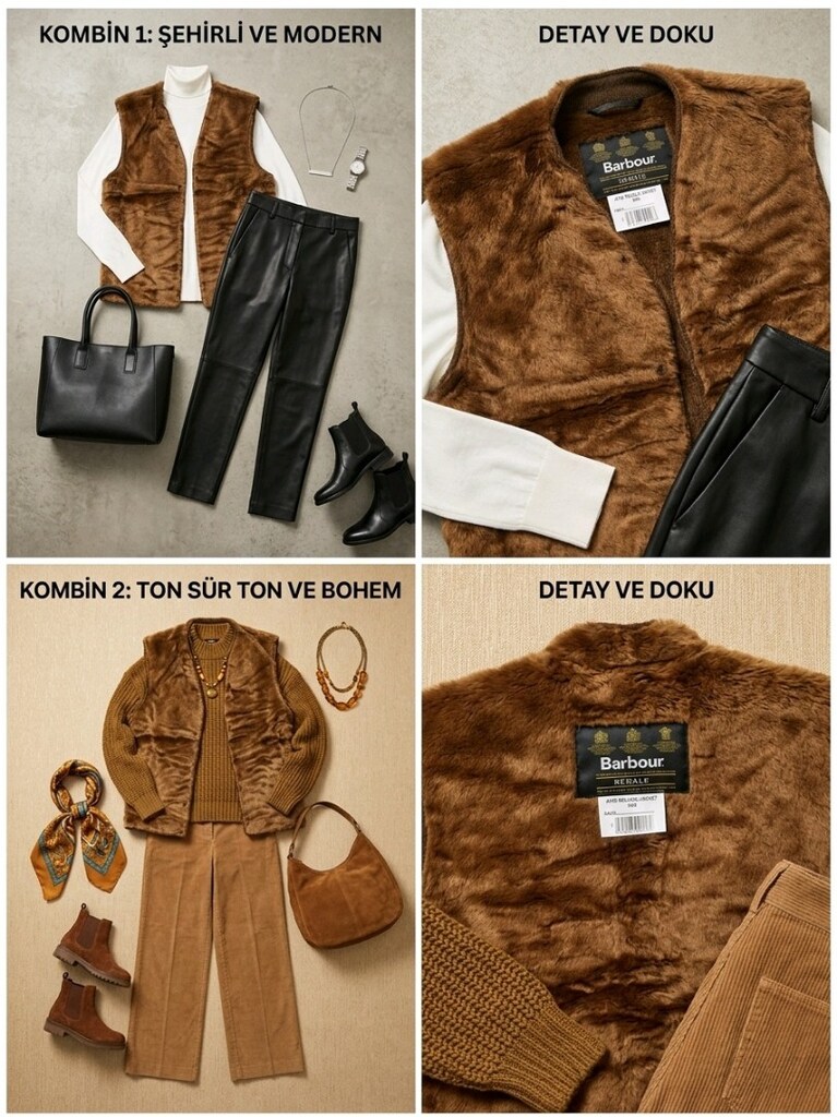 Barbour ceket ıcı yelek - 5