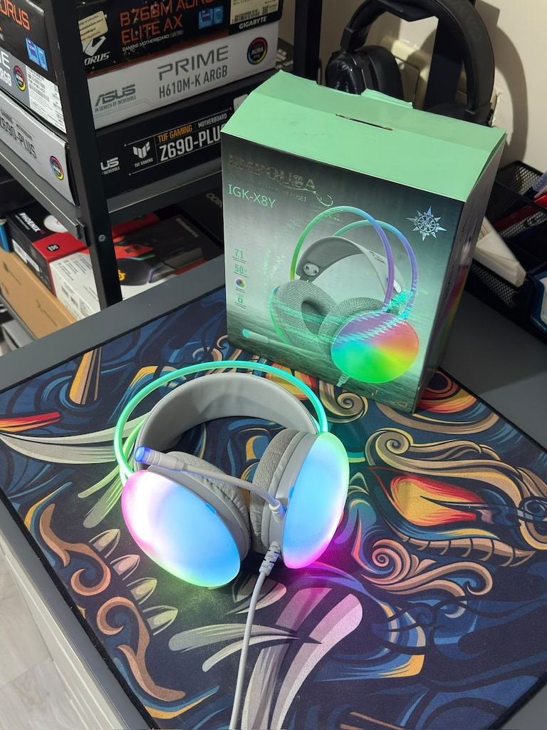 INCA IGK-X8Y Empousa Series 7.1 Surround RGB Oyuncu Kulaklığı - 2