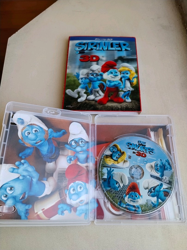 blu ray film 3D ve 2d birarada 3 boyutlu karton ceketli - 2