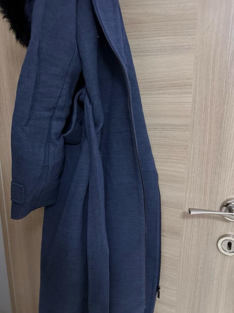 Tuğba Marka 38 Beden Lacivert Kaşmir Kumaş Kadın Kaban / Mont - 2