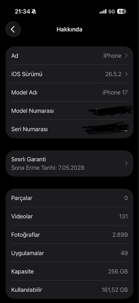 iPhone 17 256 GB (TR CİHAZI 3 AYLIK) - 7