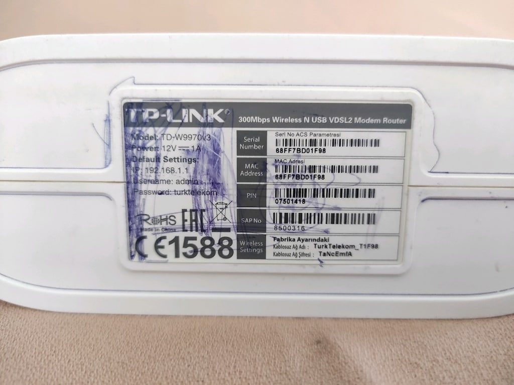 TP LİNK VDSL2 FİBER 300 MBPS KABLOSUZ MODEM - 5