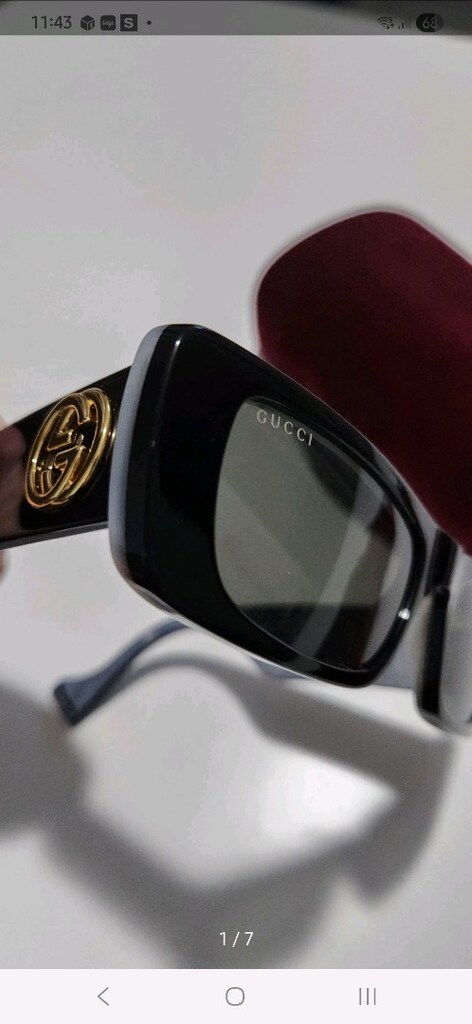 içi sedefli gucci orijinal gözlük