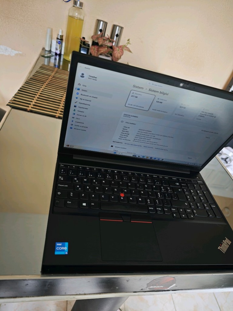 LENOVO THINKPAD – 32 GB RAM | 512 GB M.2 SSD | Intel:İ5 Oyun.iş. - 2
