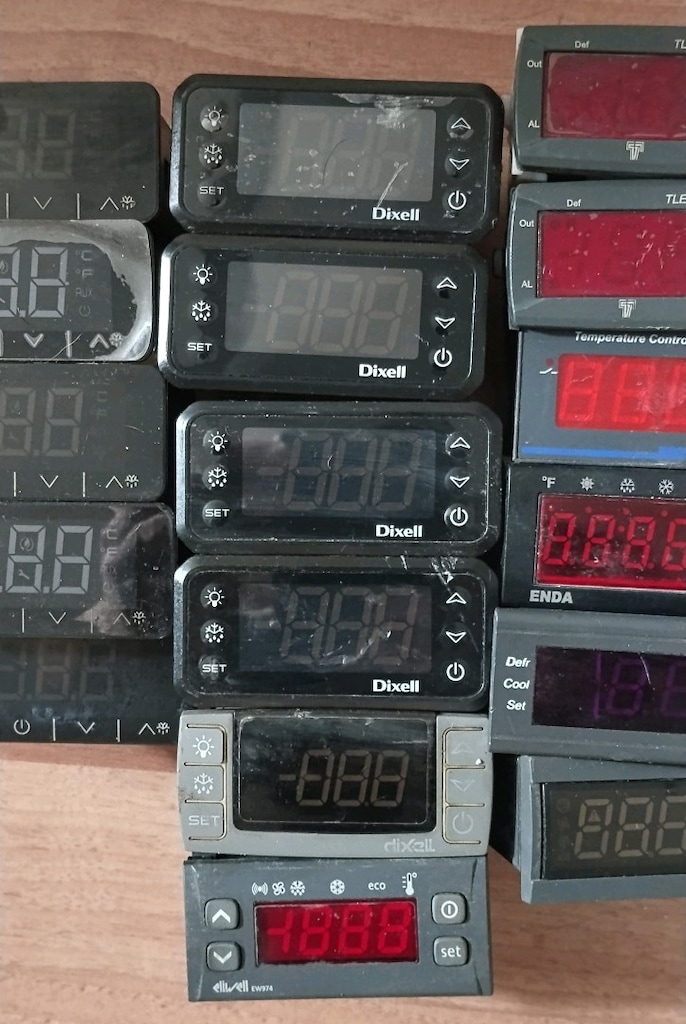 Soğutma termostat dijital ayar paneli kontrol paneli,evco dixell carel - 2