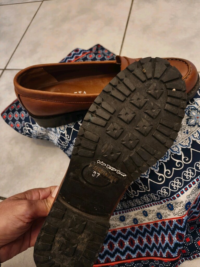 Beta marka deri loafer. 37 numara. Sıfırdır - 9