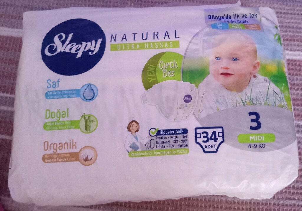 30 Adet Sleepy Marka No:3 Bebek Bezi - 3