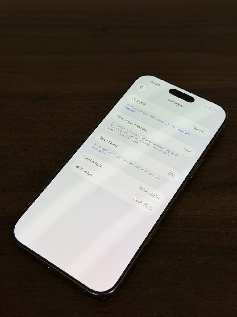APPLE İPHONE 16 PRO MAX 256 GB TEMİZ VE SORUNSUZ ORJİNAL GARANTİLİ SER - 8