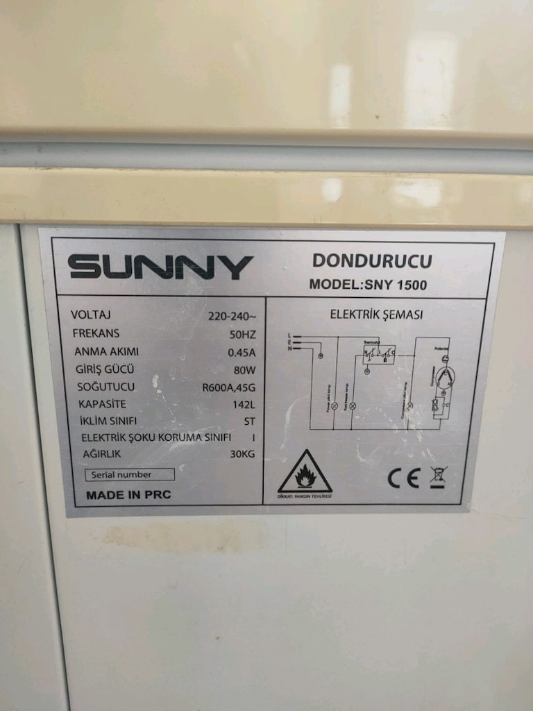 Sunny SNY1500 142 Lt. Derin Dondurucu - 4