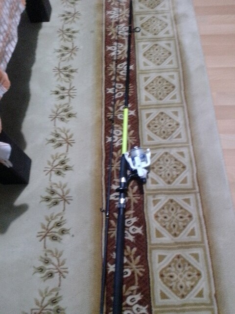 ikado2.70 cm iki parça kamış 10.35 gram atarlı bauer 4000 lik makina