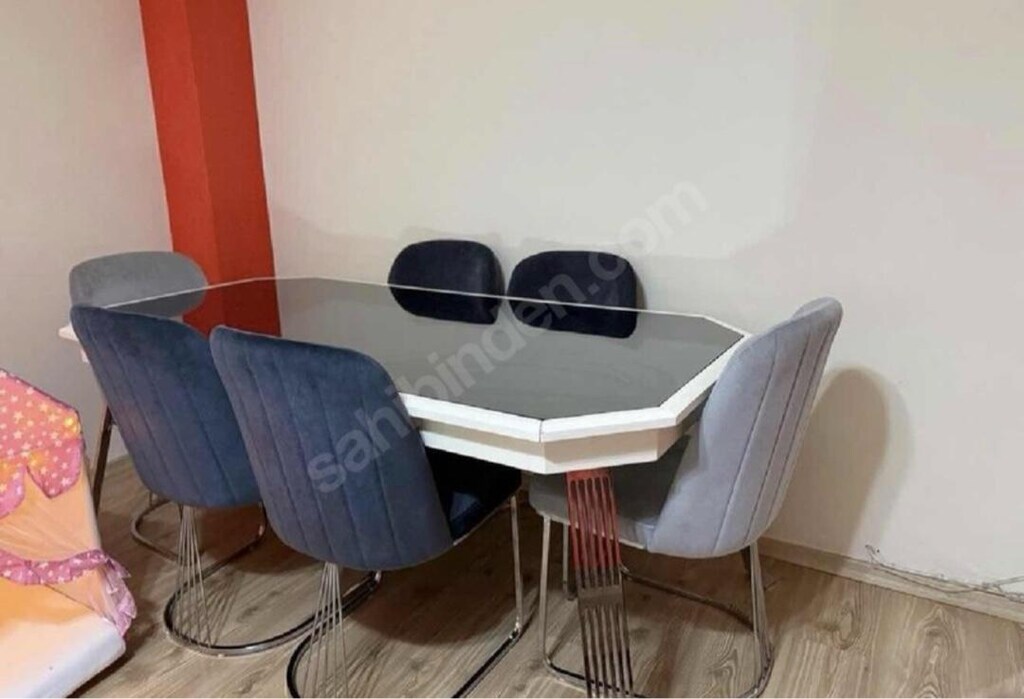 yemek masası camlı mdf masa - 2