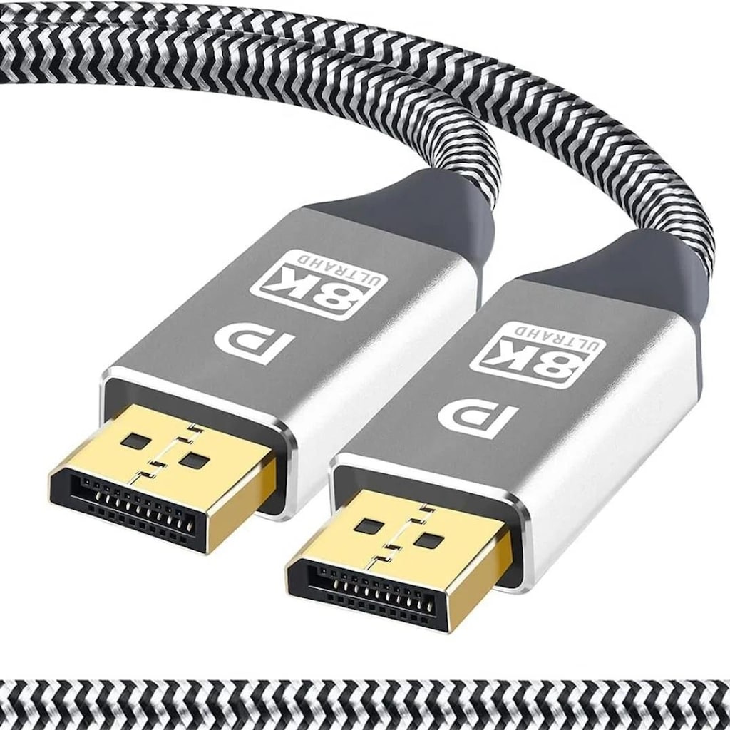 1.5 Metre 8K Çözünürlük Destekli DisplayPort 1.4 Görüntü Kablosu - 3