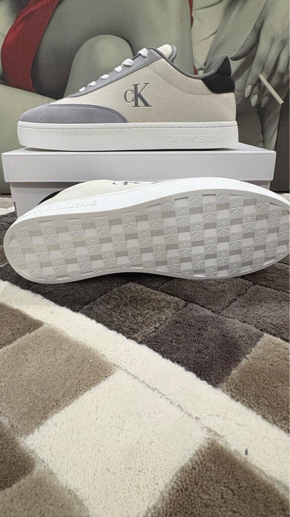 Calvin Klein Erkek Beyaz Spor Ayakkabı Sneaker - 5