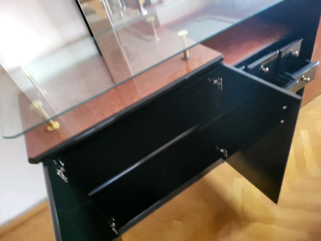 Salon cam masa, camlı büfe, Aynalı konsol - 8