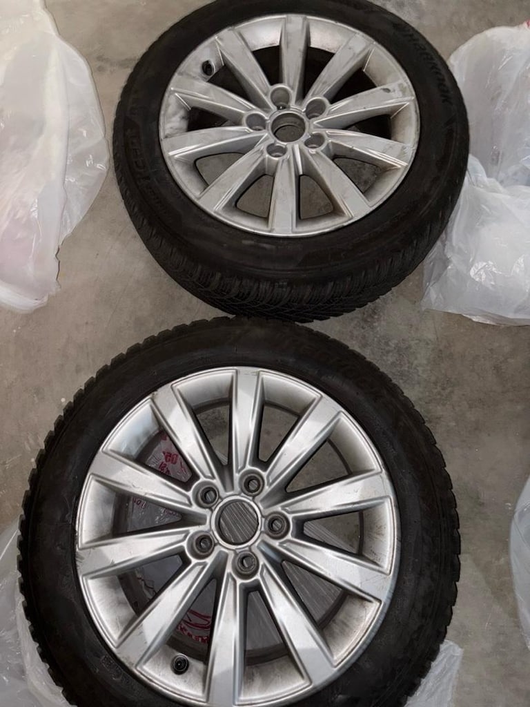 205 55 16 hankook kışlık lastik audi orjinal lastik takım - 3