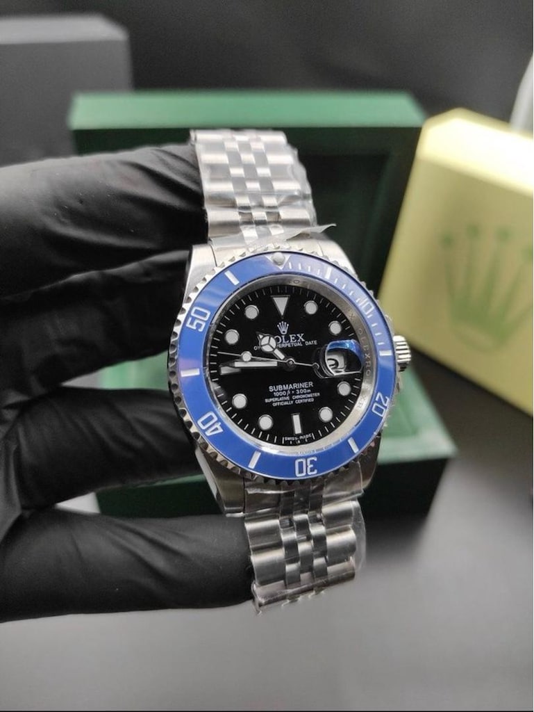 Özel Seri Rolex Submariner - Mavi Bezel & Jubilee Kordon (Sıfır)