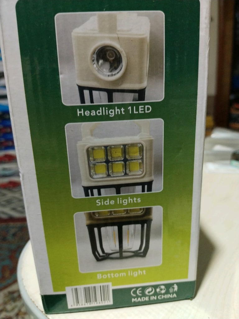 YENİ KUTUSUNDA 3 FONKSİYONU OLAN SARZLİ VE GÜNEŞ ENERJİLİ LED LAMBA - 10
