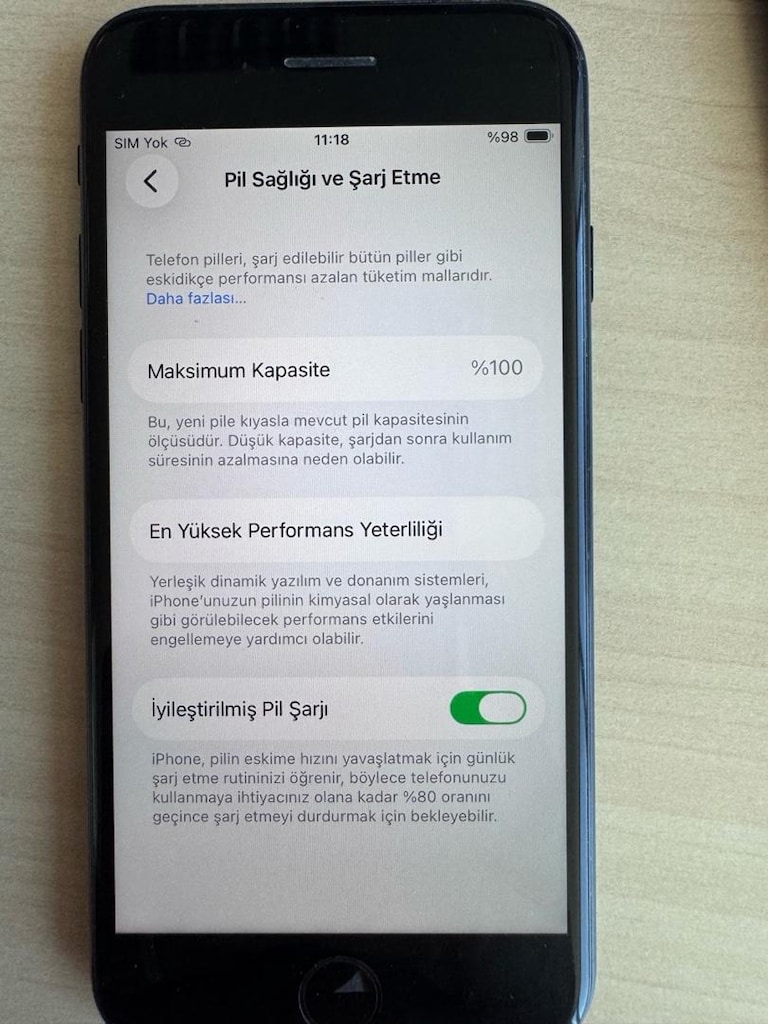 iPhone SE 2020 128 GB TR | Orijinal Apple Pil (%100) | Kutulu | Temiz - 8