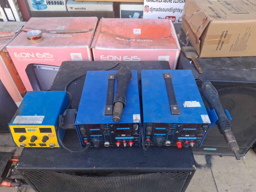 Yihua 853D 3A Havya ve Sıcak Hava İstasyonu 2 ADETİ - 10.000 TL - 4
