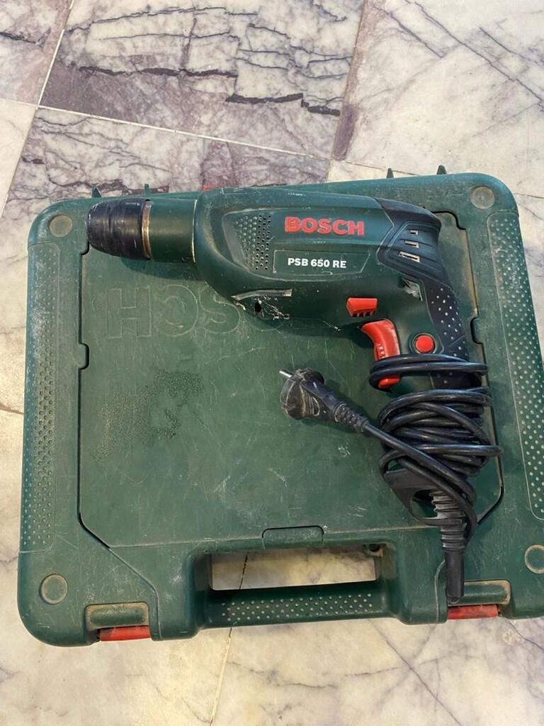 bosch 650 re darbeli matkap - 6