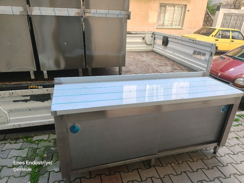 sürgü kapaklı krom çalışma tezgahı - 6