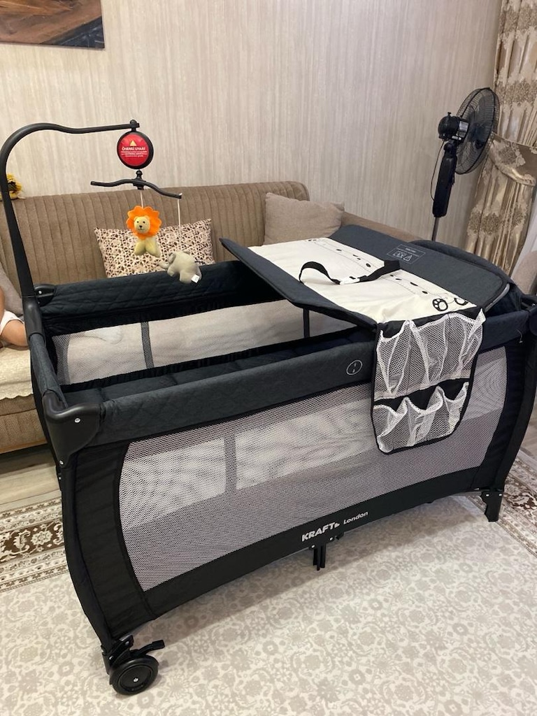 kraft markalı oyun parklı beşik - 4