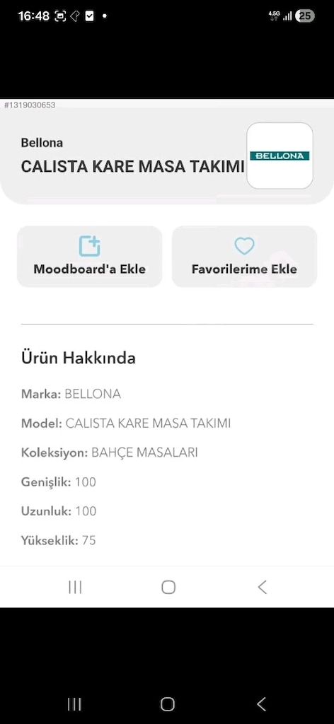 balkon bahce mobilya BELLONA - 8