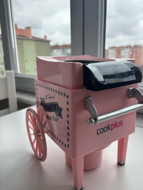 Cookplus Popcorn Machine 1701 Nostaljik Mısır Patlatma Makinesi