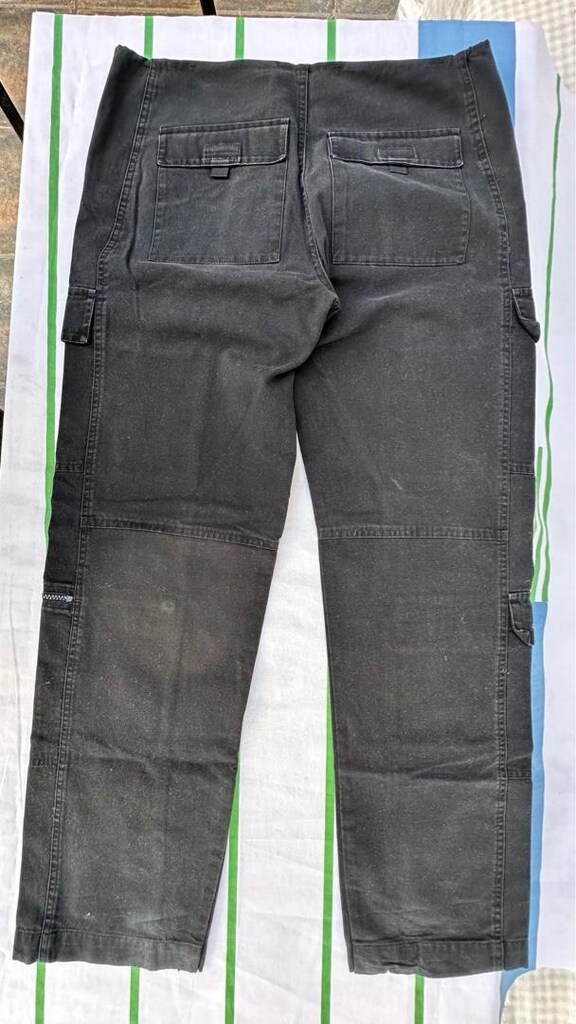 Wintage Canvas/koton kargo siyah pantolon kadın (38/40 beden) - 4