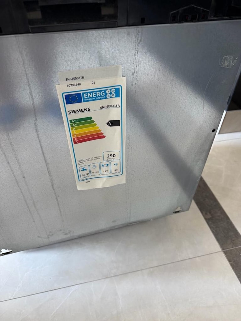 siemens tam ankastre bulaşık makinası - 7