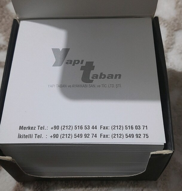3ADET NOT KAĞIDI (SIFIR)