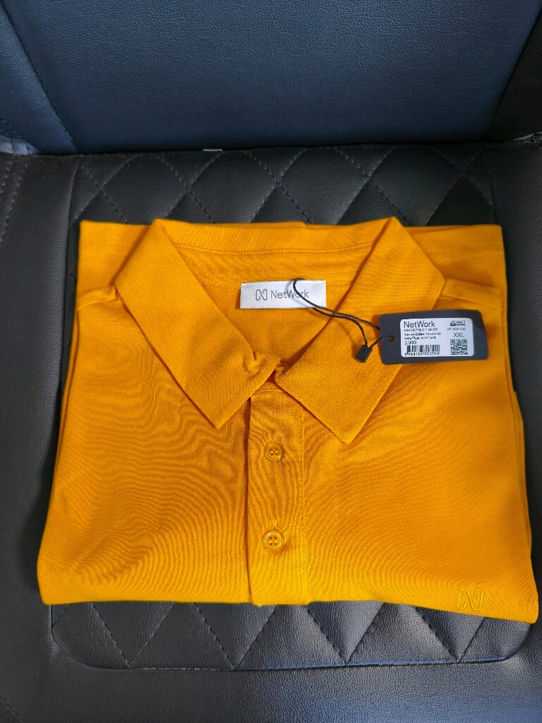 ORİJİNAL HARDAL RENGİ POLO YAKA NETWORK T-SHIRT! - 2