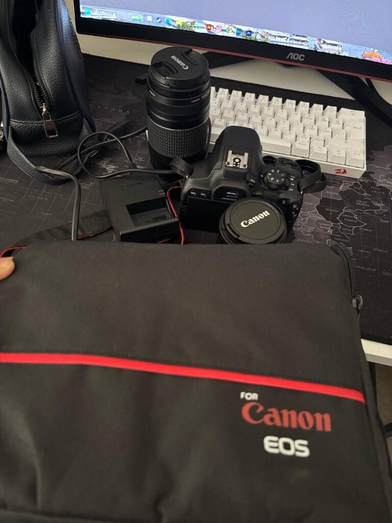 Canon EOS 850D | 18-55mm + 75-300mm Çift Lens + Çanta - 7