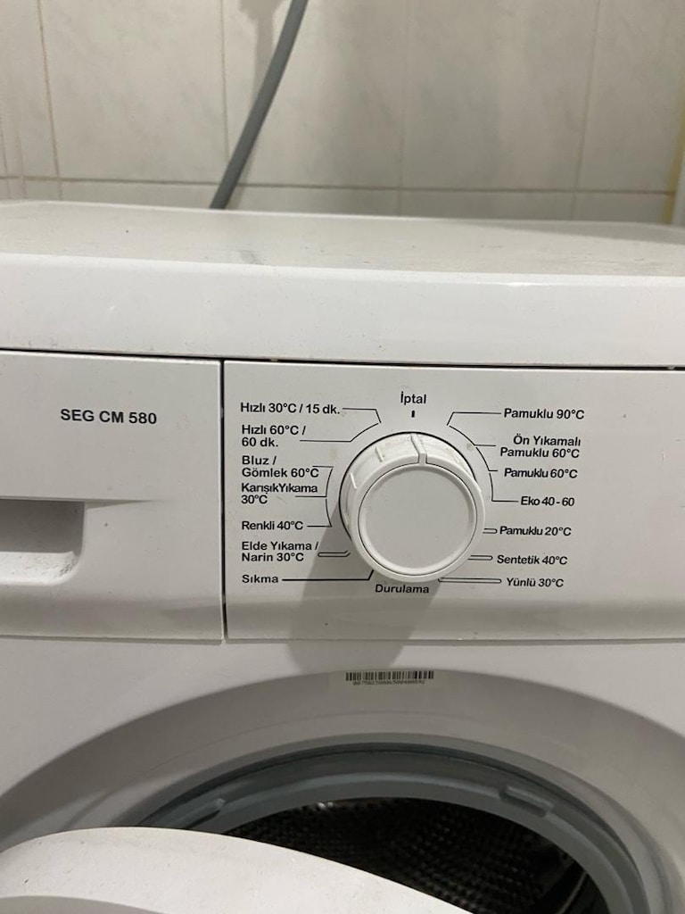 SEG 5 KG ÇAMAŞIR MAKİNESİ ACİL YENİ GİBİ KOLEJ İNCESUDA! - 3