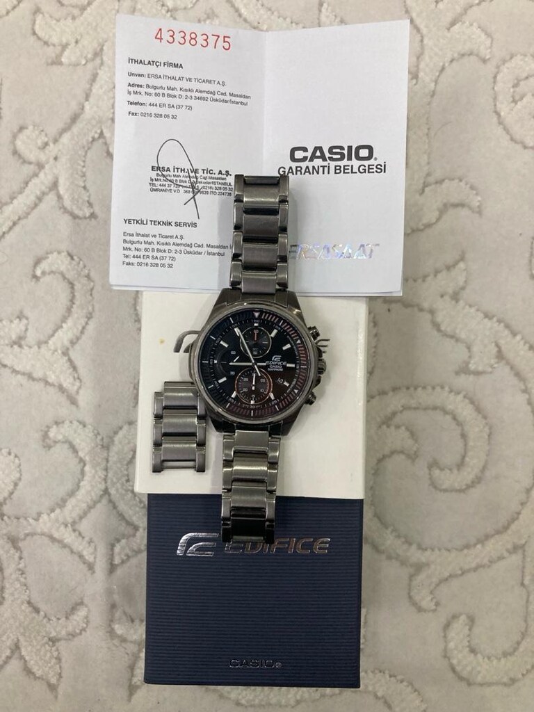 CASIO EDİFİCE ÇELİK SAAT
