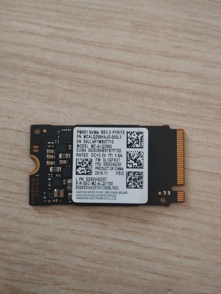 Samsung 256 GB SSD (2242 Form) - 3