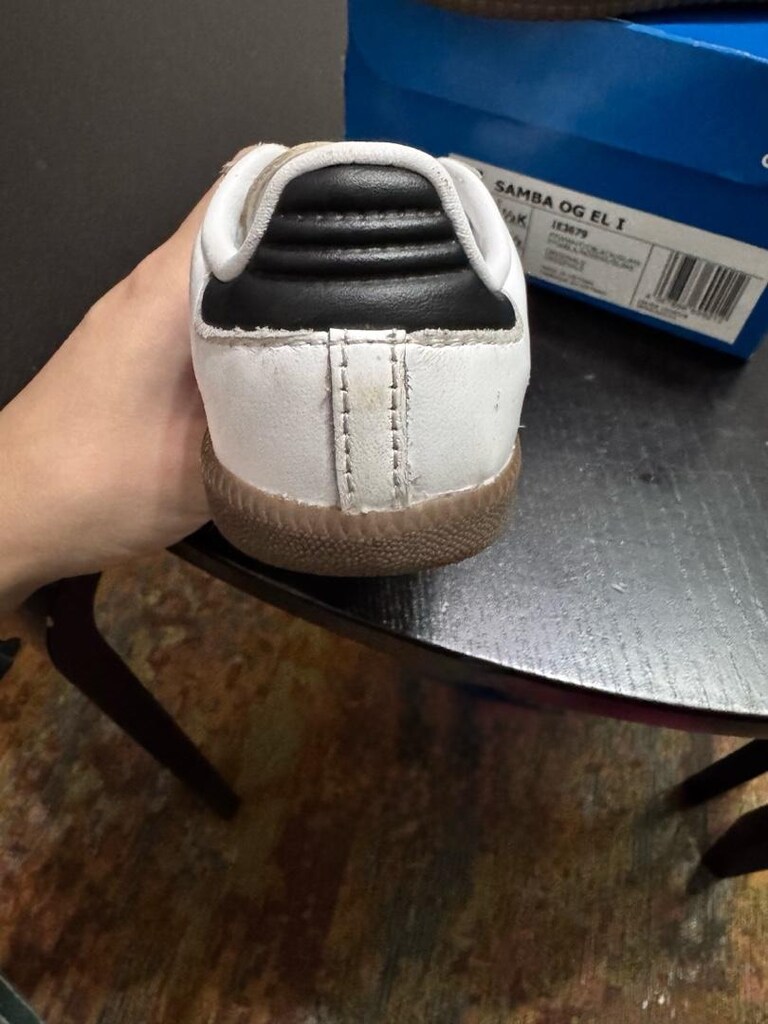 Bebek Beyaz Adidas Samba Sneakers 23 Numara - 5