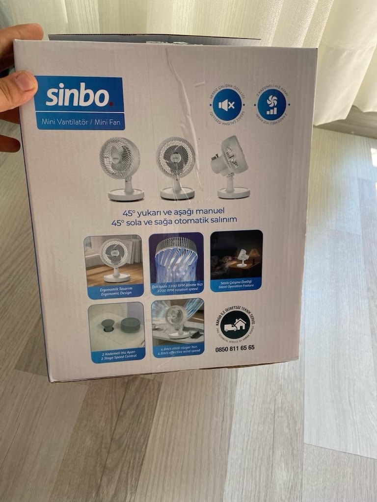 SİNBO SIFIR VANTİRATÖR - 10