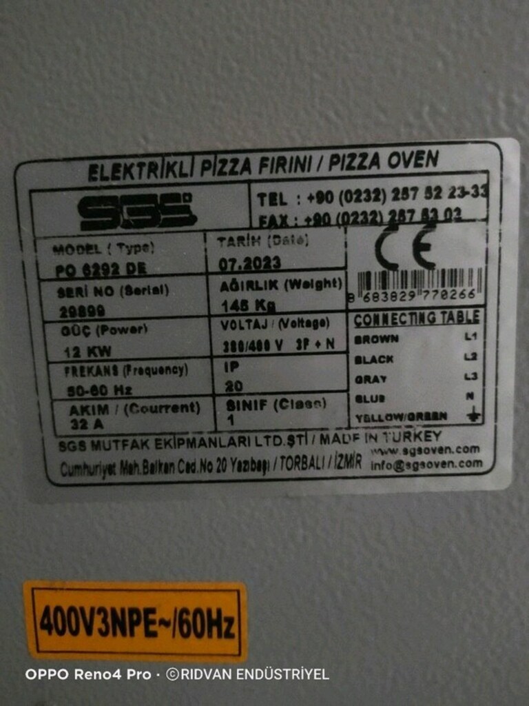 pizza fırını elektrikli taş tavan fırın poğaça börek boyoz baklava frn - 19