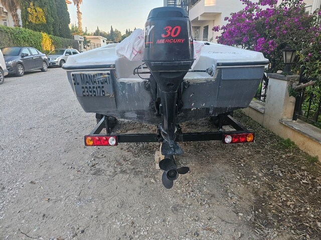 Direksiyon marş trimli 30 Hp 5 metre Tekne